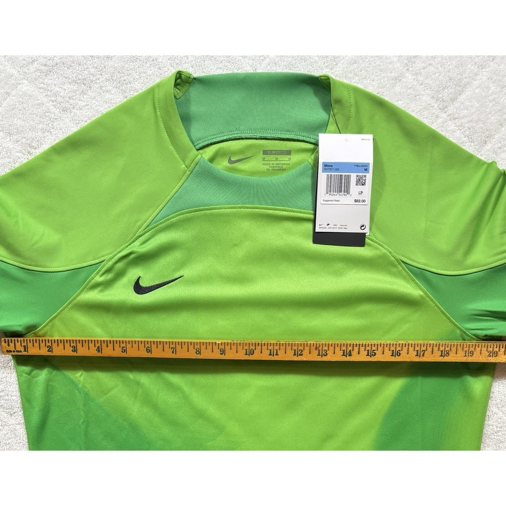 Nike Dri-Fit Men's Soccer Goalie Keeper Jersey Slim Fit NWT Medium -522 - Picture 6 of 9